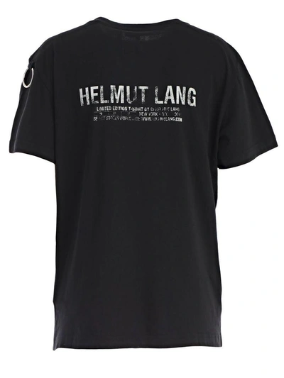 Shop Helmut Lang Short Sleeve T-shirt In Black