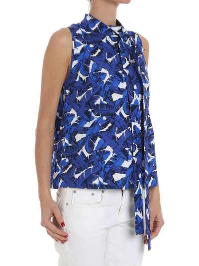 Shop Msgm - Top In Blue