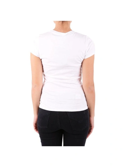 Shop Philipp Plein Olev Cotton T-shirt In White