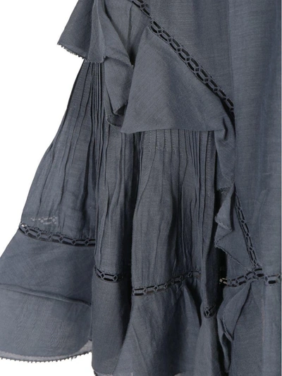 Shop Isabel Marant Étoile Isabel Marant Etoile Varese Skirt In Slate Blue