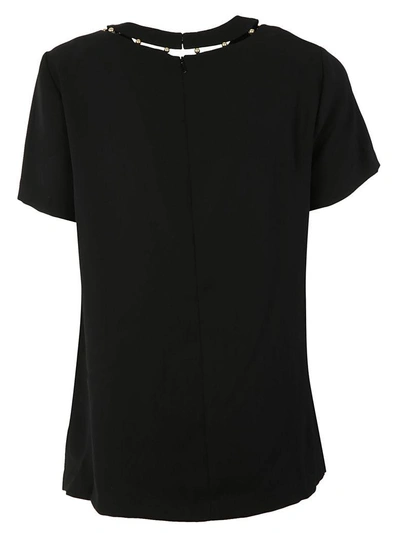 Shop Michael Kors Embellished Top In Black
