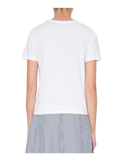 Shop Vivetta Ain Cotton T-shirt In Bianco