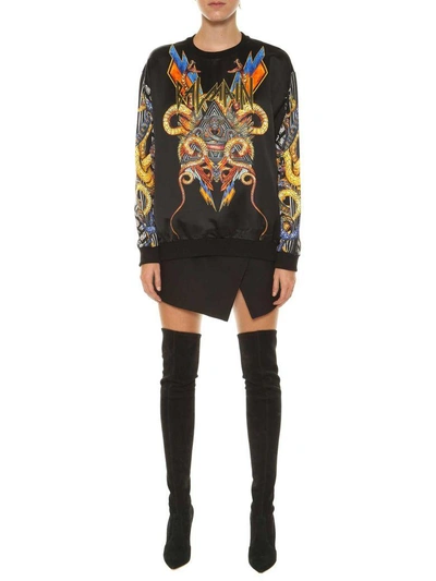 Shop Balmain Printed Shirt In Multicolor