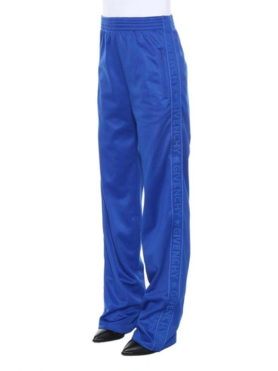 Shop Givenchy Tracksuit Pants In Blu
