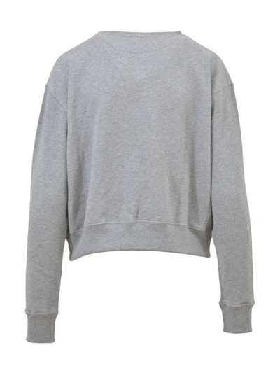 Shop Calvin Klein Logoed Grey Sweatshirt