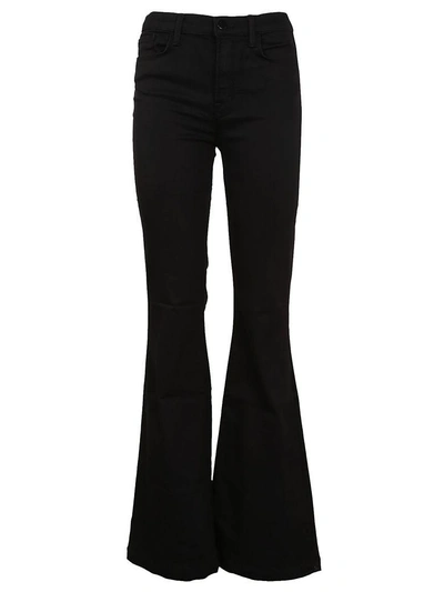 Shop J Brand Maria Flare Jeans In Black