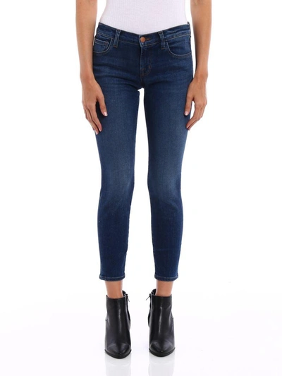 Shop J Brand Super Stretch Denim Skinny Jeans In Dark Wash