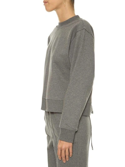 Shop Alexander Wang T Open Back Sweatshirt In Grey