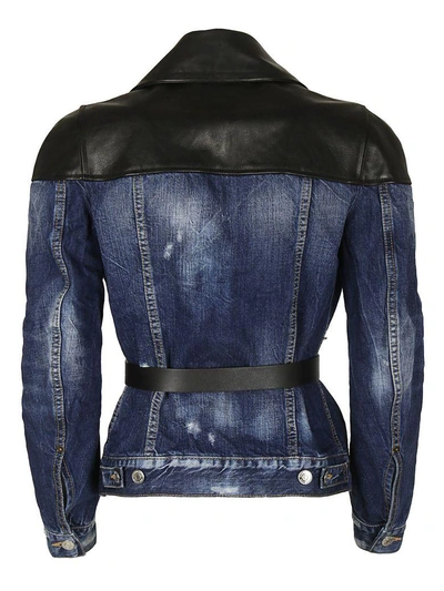 Shop Dsquared2 Denim Jacket In Blu