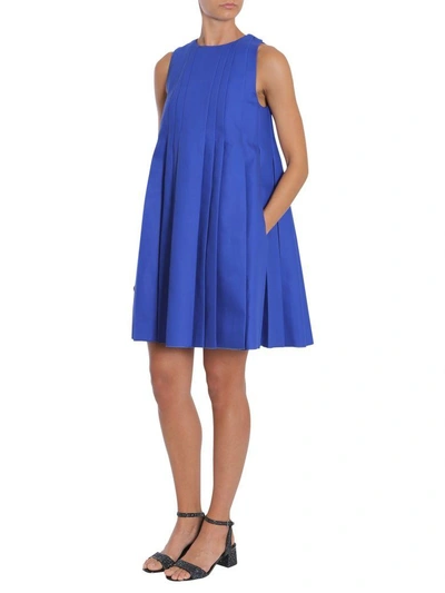 Shop Paule Ka A-line Dress In Blu