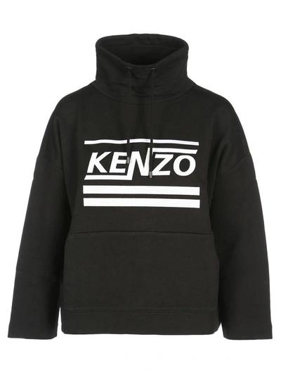 Shop Kenzo Fleece In Black