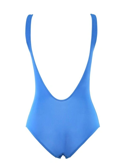 Shop Alberta Ferretti Sunday Swimsuit In Blue|blu