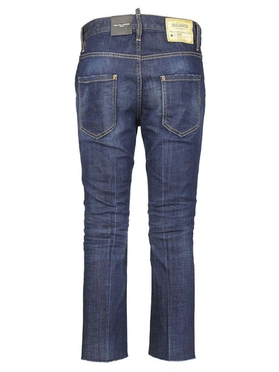 Shop Dsquared2 Cool Girl Cropped Jeans In Blu