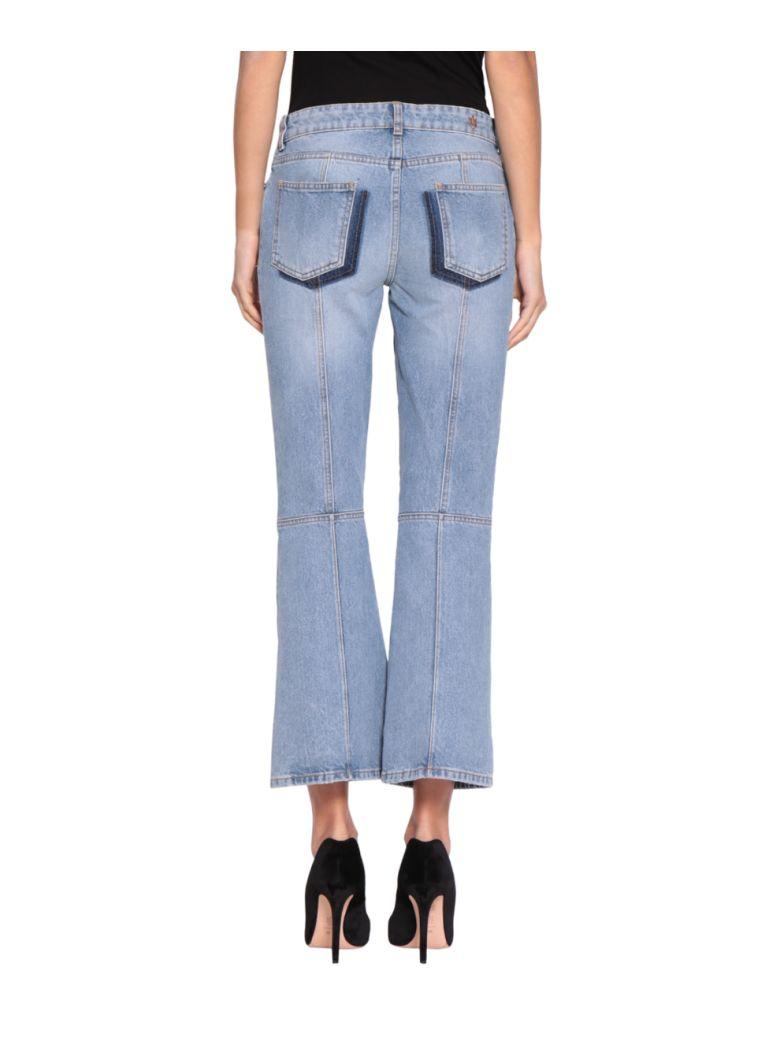 Alexander Mcqueen Cotton Denim Kickback Jeans In Blue | ModeSens