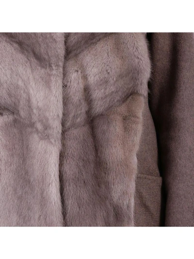 Shop Rizal Wool And Cashmere Coat In Noisette