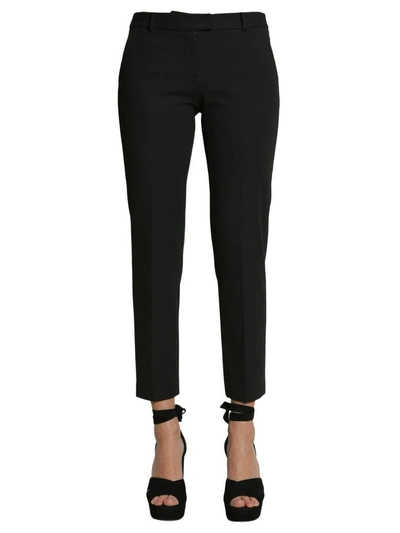 Shop Michael Michael Kors Cropped Trousers In Nero