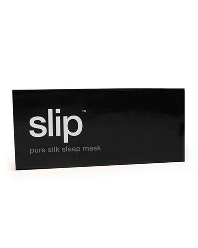 Shop Slip Silk Pure Silk Sleep Mask In Black