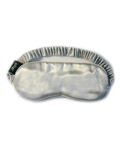 Shop Slip Silk Pure Silk Sleep Mask In Silver