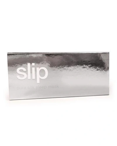 Shop Slip Silk Pure Silk Sleep Mask In Silver