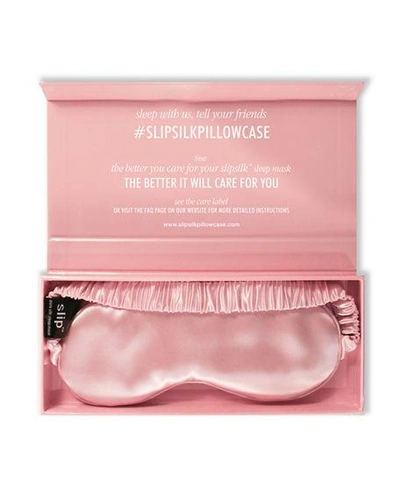 Shop Slip Silk Pure Silk Sleep Mask In Pink