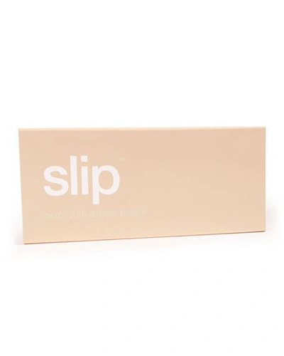 Shop Slip Silk Pure Silk Sleep Mask In Caramel