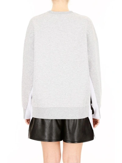 Shop Stella Mccartney All Is Love Sweatshirt In Grey Melange (grey)