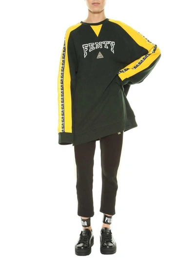 Fenty X Puma Fenty Puma By Rihanna Fenty Puma By Rihanna Fenty Puma By  Rihanna Oversized Sweatshirt In Verde | ModeSens