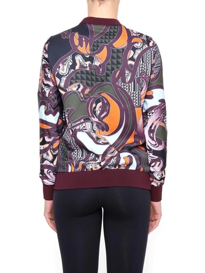 Shop Versace Sweatshirt In Burgundy+stampa|viola