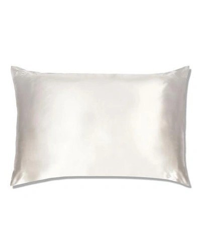 Shop Slip Silk Pure Silk Pillowcase, Queen In White