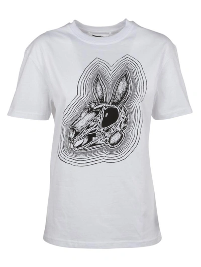 Shop Mcq By Alexander Mcqueen Mcq Alexander Mcqueen Bunny Print T-shirt In White