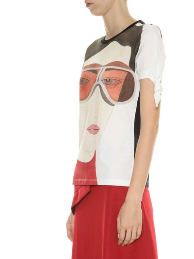 Shop Jw Anderson J.w. Anderson Illustration Printed T-shirt In Multi