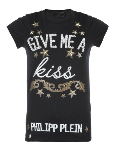 Shop Philipp Plein T-shirt In Cotone In Black