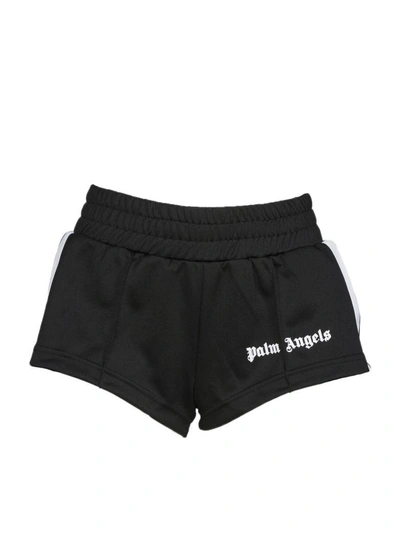 Shop Palm Angels Track Shorts In Black