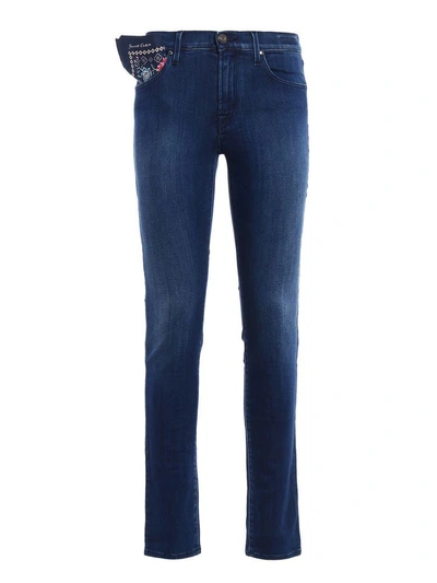 Shop Jacob Cohen Kimberly Slim Stretch Denim Jeans In Dark Wash