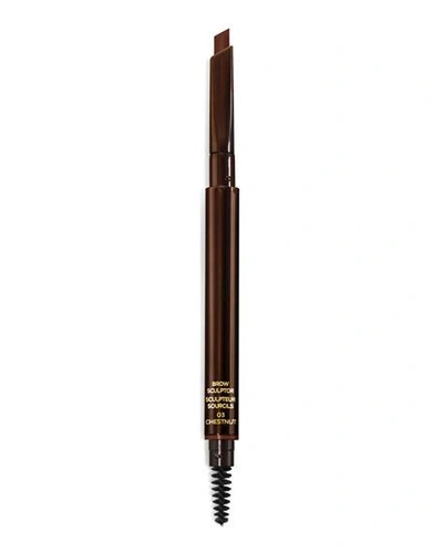 Shop Tom Ford Brow Sculptor Pencil In Chestnut