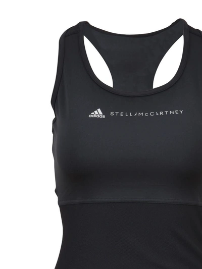 Shop Adidas By Stella Mccartney Performance Essentials Top In Black