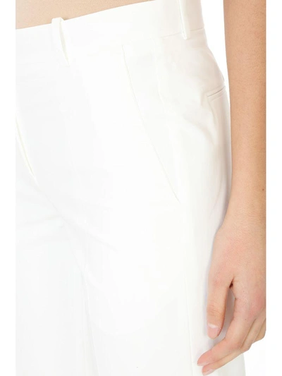 Shop Givenchy Cropped Tailored Trousers In White