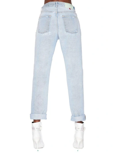 Shop Off-white Jeans In Light Blue