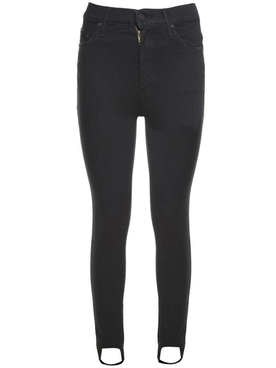 Shop Mother Swooner Stirred Jeans In Nero