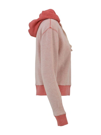 Shop Saint Laurent Université Hoodie In Coral