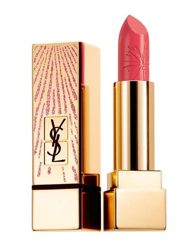 Shop Saint Laurent Limited Edition Rouge Pur Couture Dazzling Lights Edition Lipstick In 52 Rouge Rose