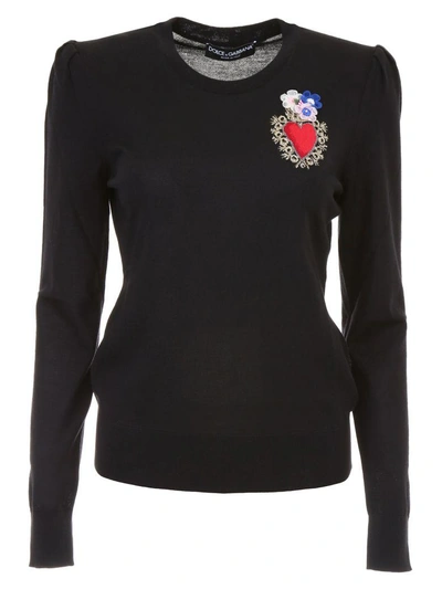 Shop Dolce & Gabbana Sacred Heart Pull In Variante Abbinatanero