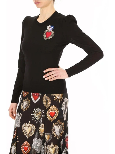 Shop Dolce & Gabbana Sacred Heart Pull In Variante Abbinatanero