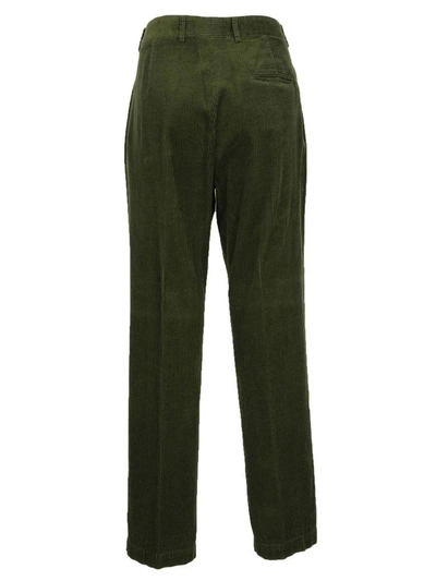 Shop Ql2 Silvia Trousers In Olive Green