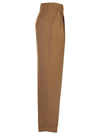 Shop Forte Forte Trousers In Brown