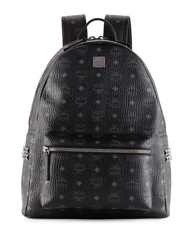 Shop Gucci Stark Side Stud Medium Backpack In Black
