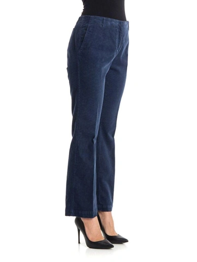 Shop Ql2 Rachel Trousers In Blue