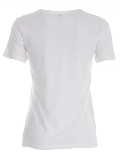 Shop Versus Short Sleeve T-shirt In Bwhite Stampa
