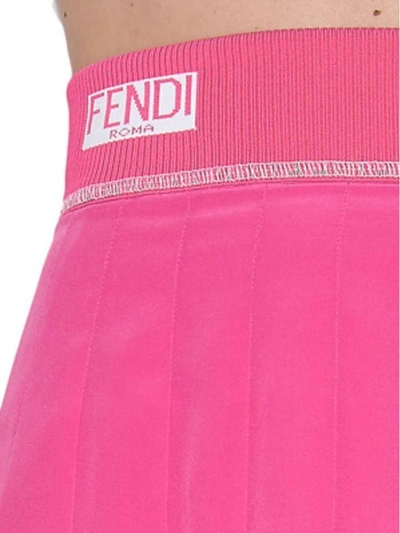 Shop Fendi Skirt In Fuchsia