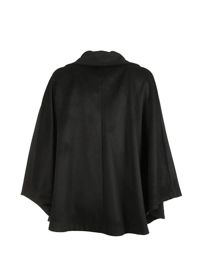 Shop See By Chloé Oversized Cape Coat In Black